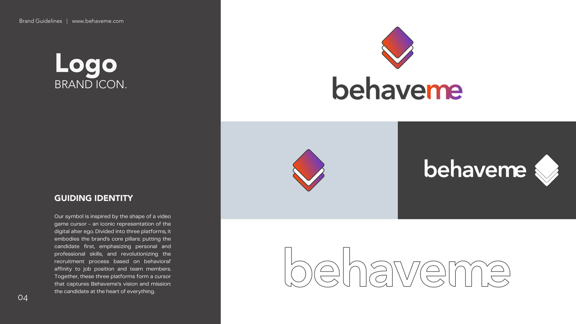Behaveme Alessandro Spallino Creative Director & Brand Identity